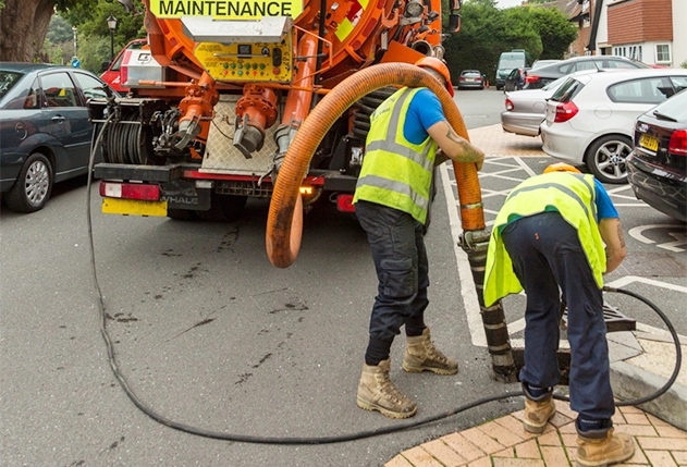 Storm drain cleaning service