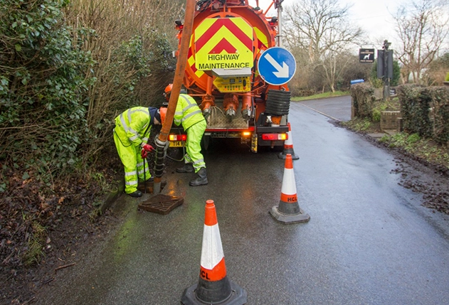 Industrial estate drainage cleaning